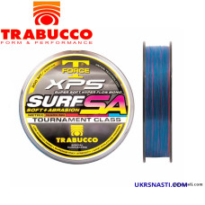 Леска Trabucco T-Force XPS Surf Soft Abrasion Mark System диаметр 0,22мм размотка 300м разноцветная